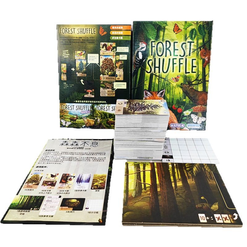 Board Game Multiplayer - Endless Forest SHUFFLE, juego de cartas