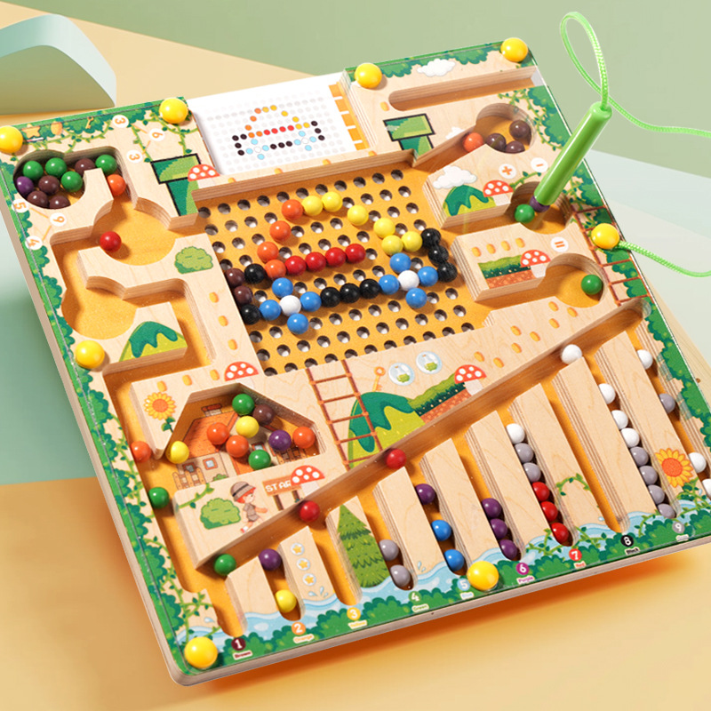 Board Game Idea - Juegos de clasificación magnética, rompecabezas Montessori,