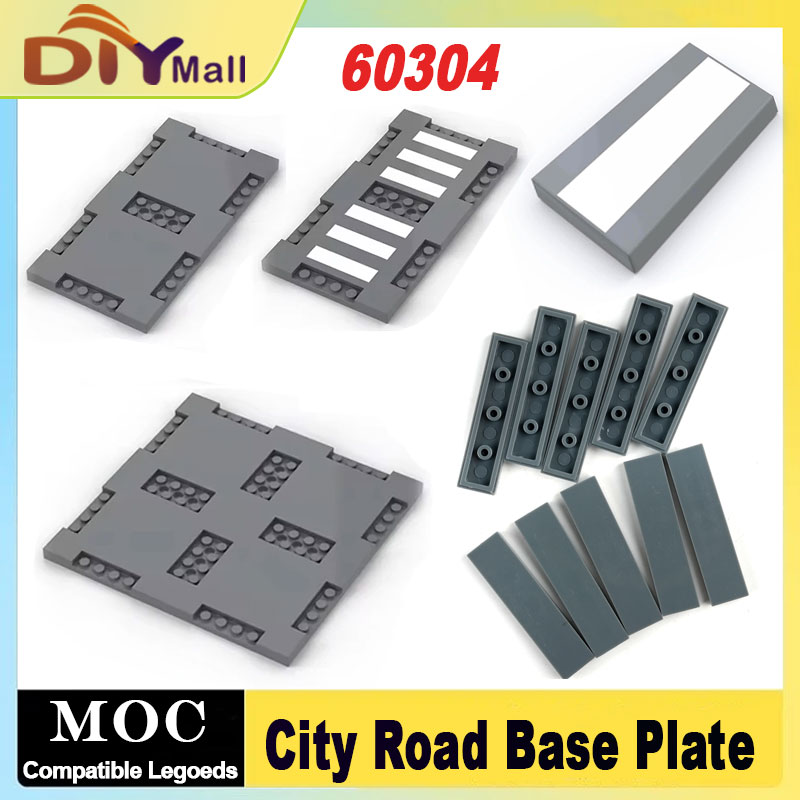 Lego Set Creator - MOC City Road-Juego de placa base