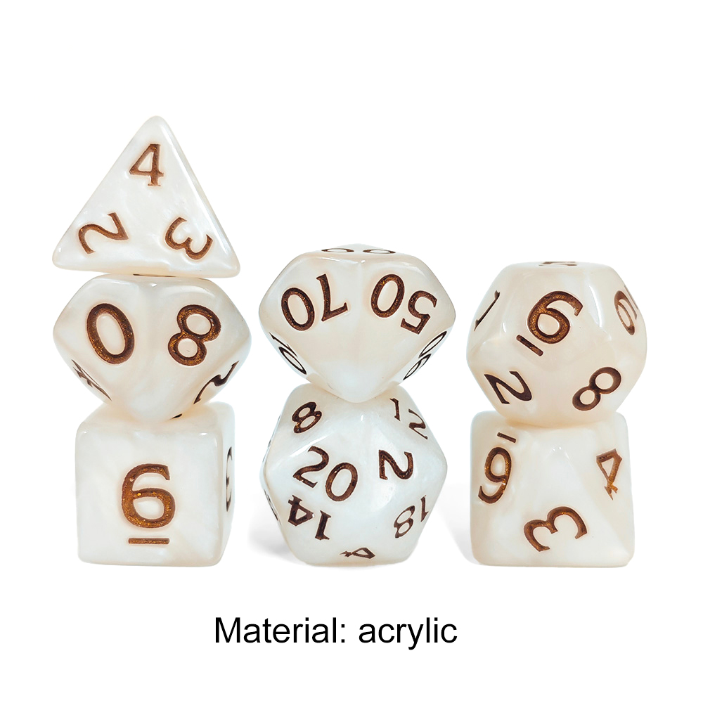 7 unids/set de dados cuadrados - Board Game Dnd reseña y precio
