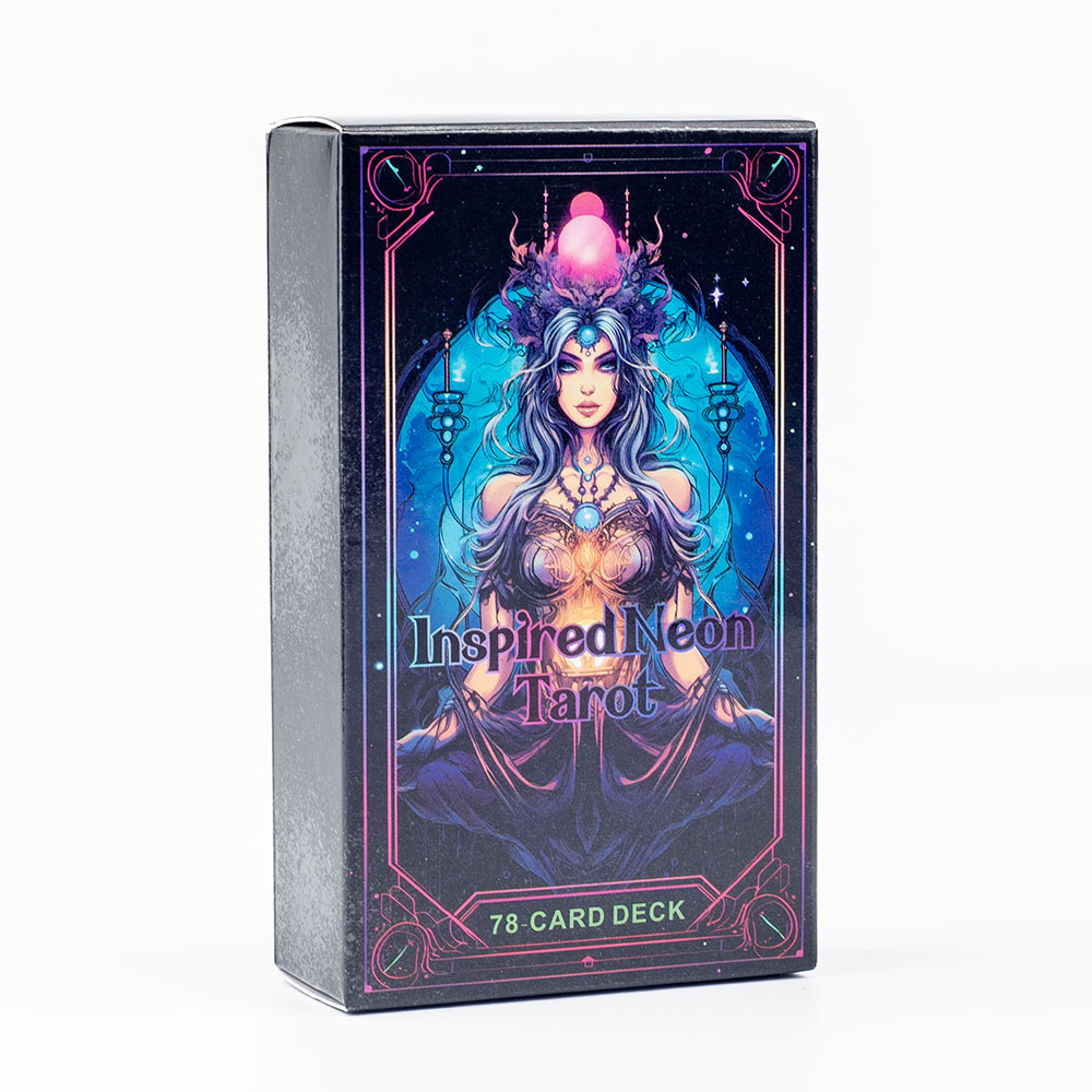 Tarot de neón inspirado, baraj - Board Game Uno reseña y precio