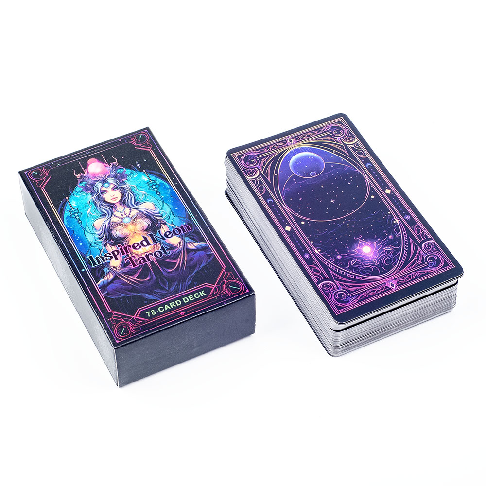 Tarot de neón inspirado, baraj - Board Game Uno reseña y precio
