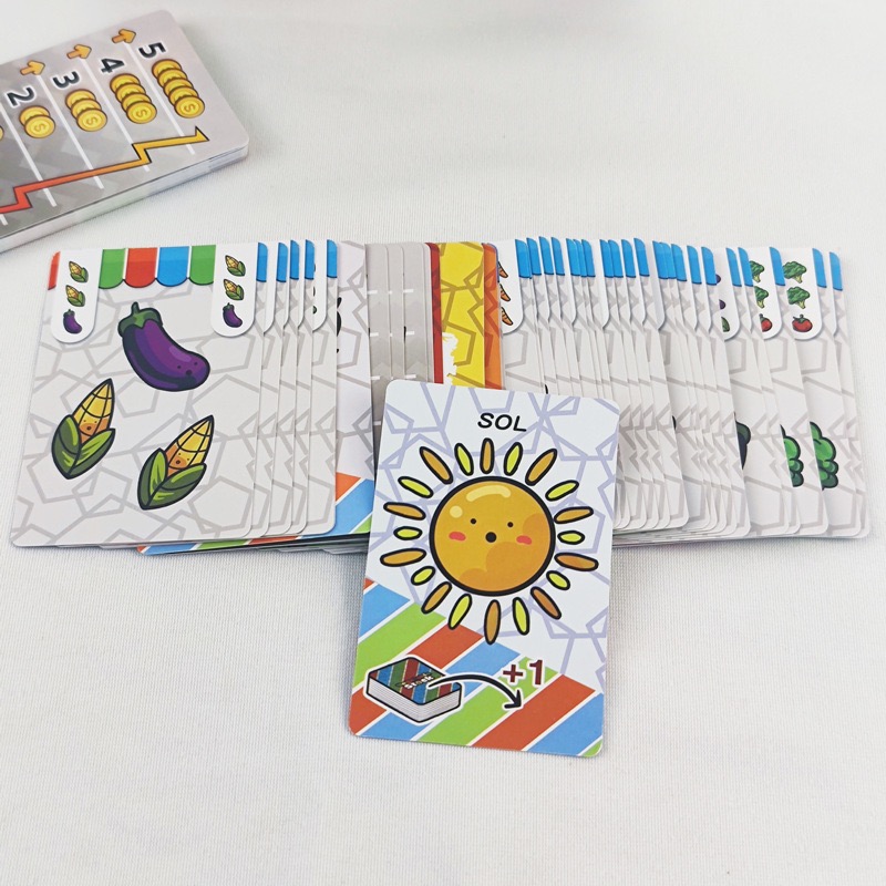 Tarjetas del juego de mesa Veg - Board Game Uno reseña y precio