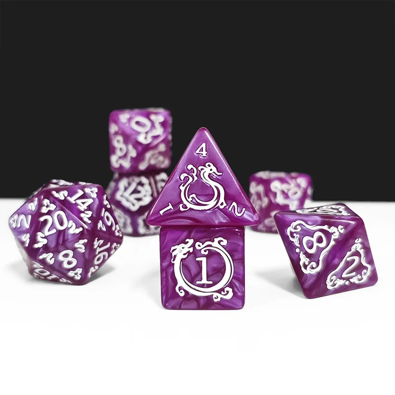 Juego de 7 dados DND con diseñ - Board Game Dnd reseña y precio