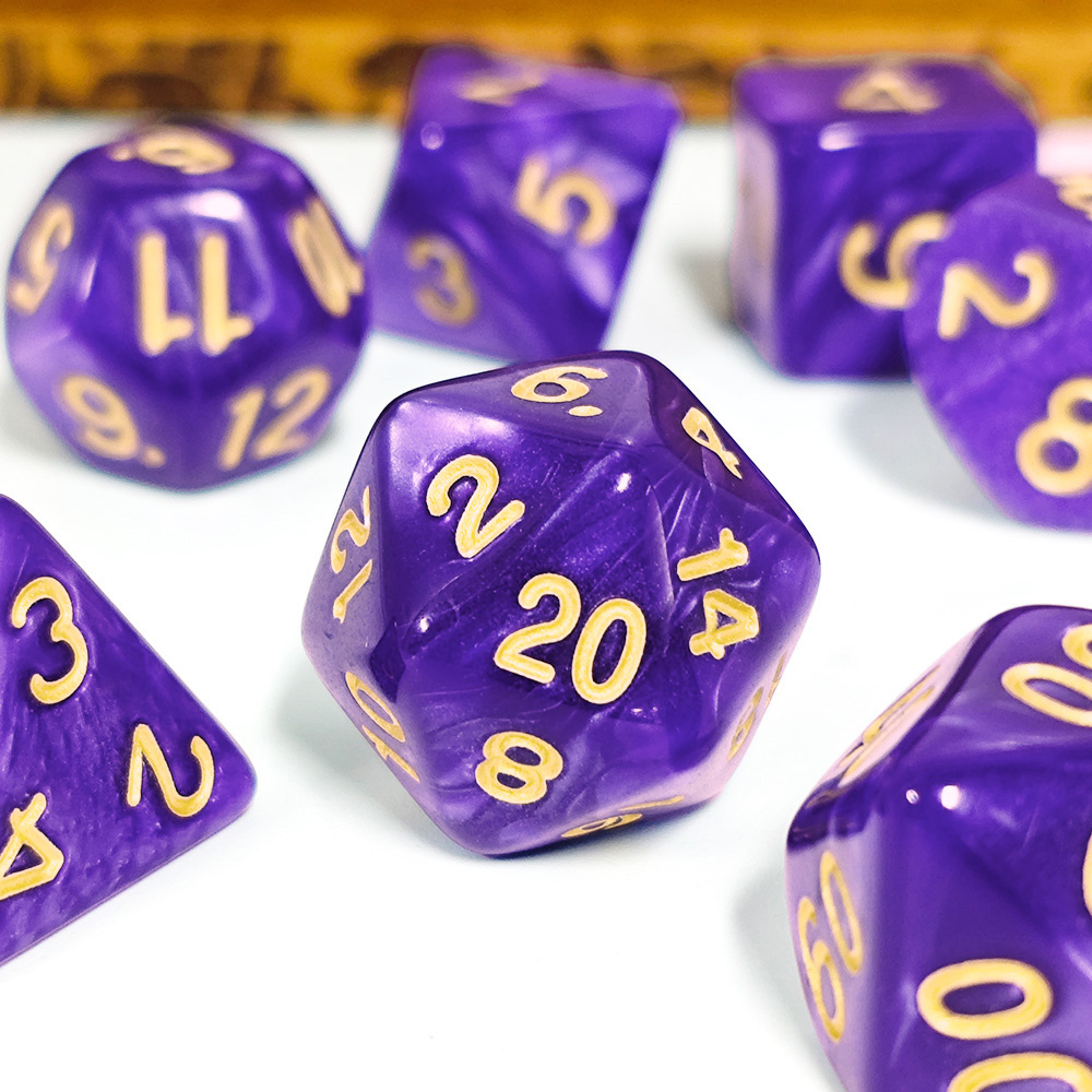7 unids/set dados de perlas po - Board Game Dnd reseña y precio