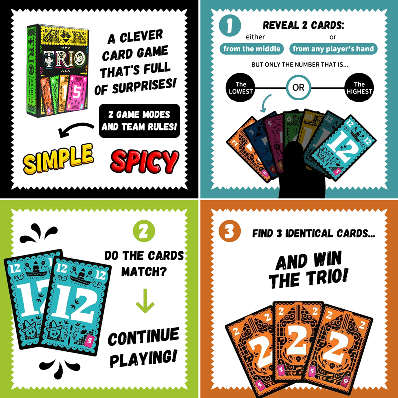 TRIO Strategic Card, juego de  - Board Game Multiplayer reseña y precio